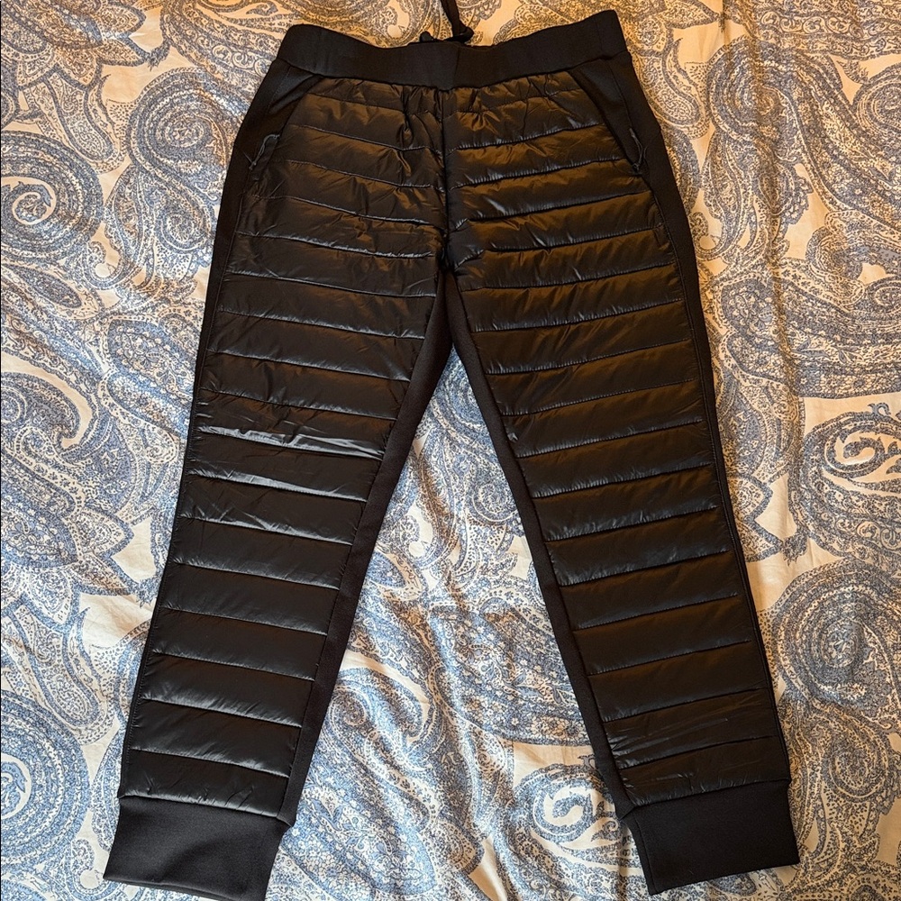 JoyLab Charcoal Quilted Jogger Pants